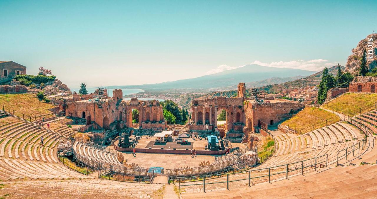 Greek Theater - Sea View Apartment Taormina Zewnętrze zdjęcie